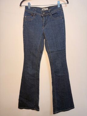 lei Dark Blue Flare Jeans